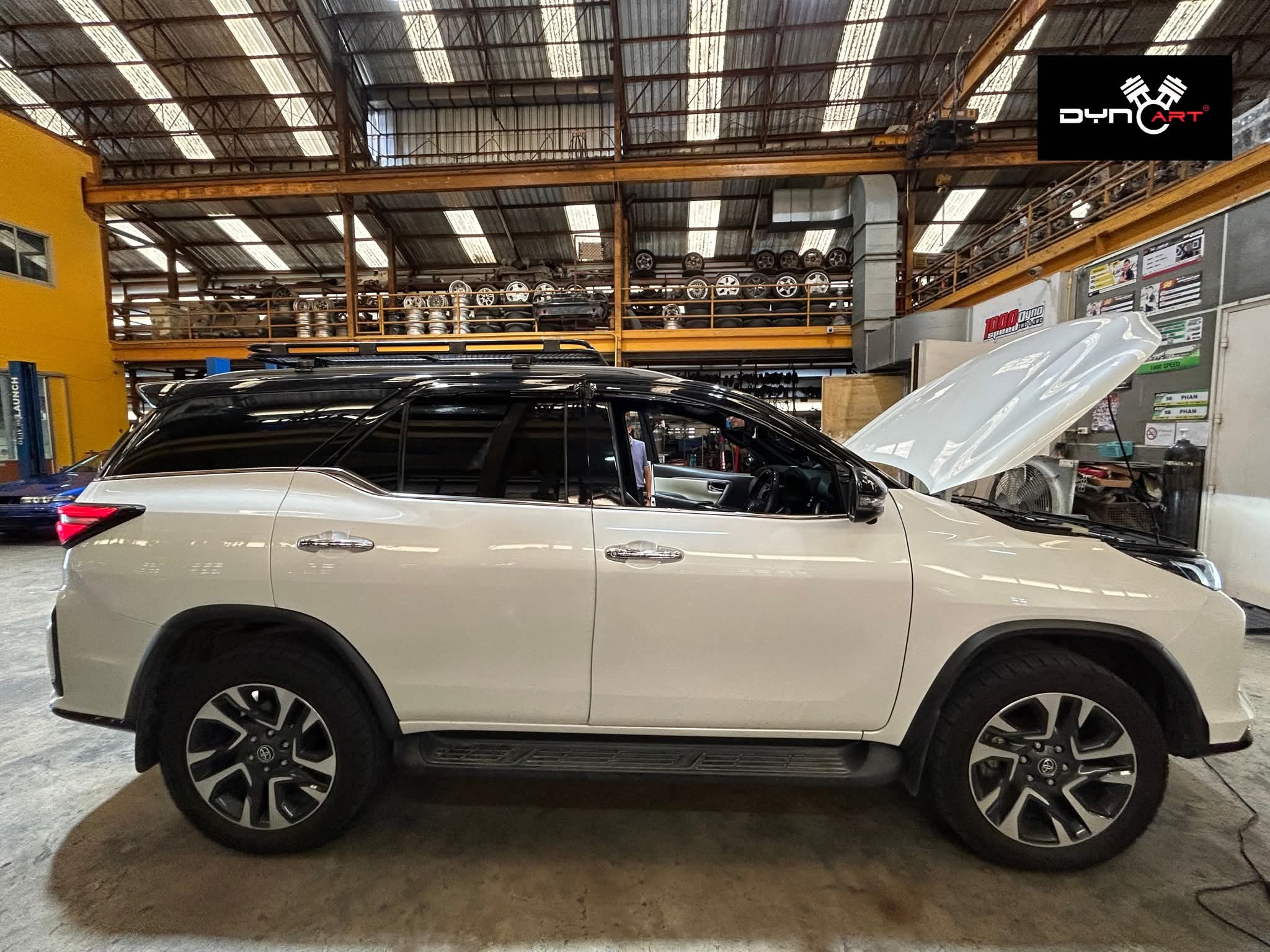 งานจูน Toyota Fortuner ในศูนย์