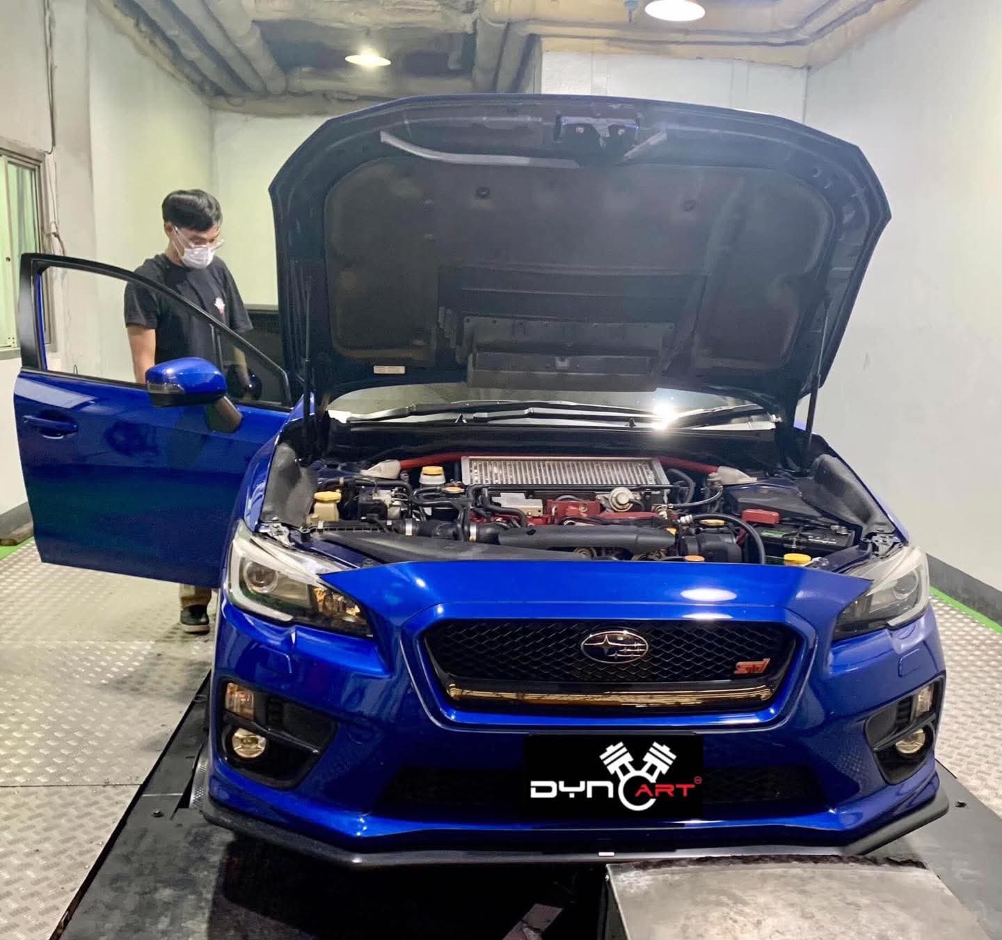 งานจูนรถ Subaru WRX STI เปิดฝากระโปรง