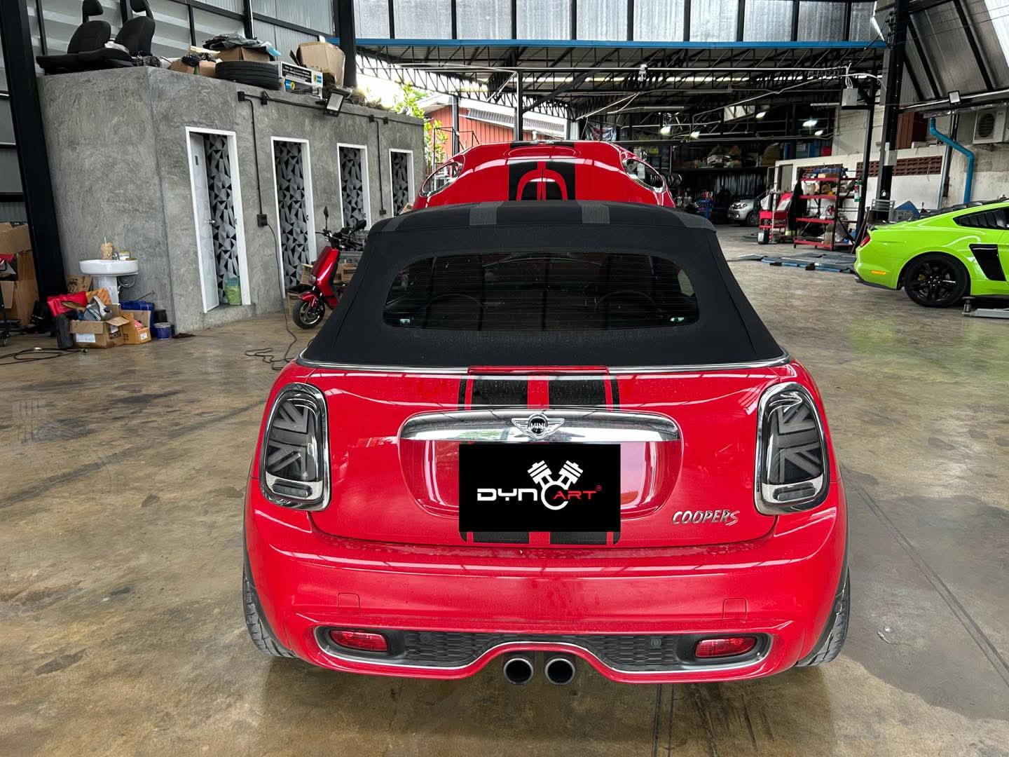งานจูนรถ Mini Cooper S เปิดประทุนสีแดง